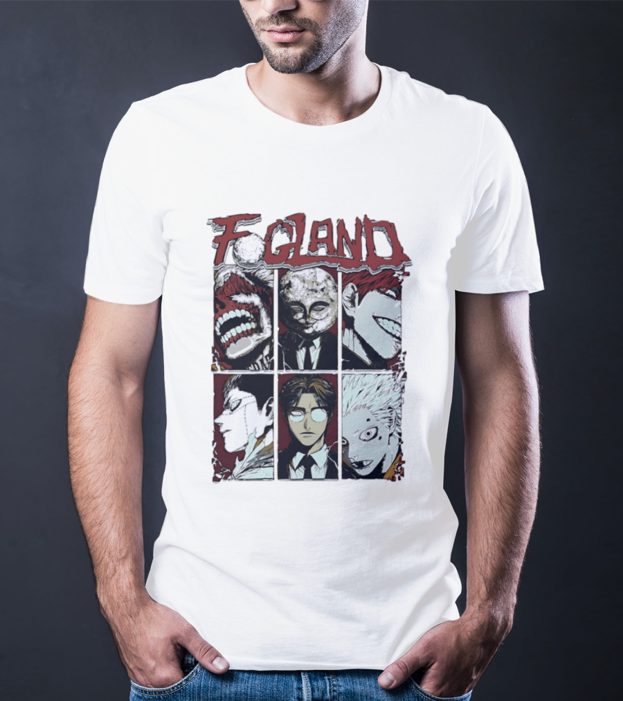 FOGLAND Manga Characters Face Expressions T-Shirt