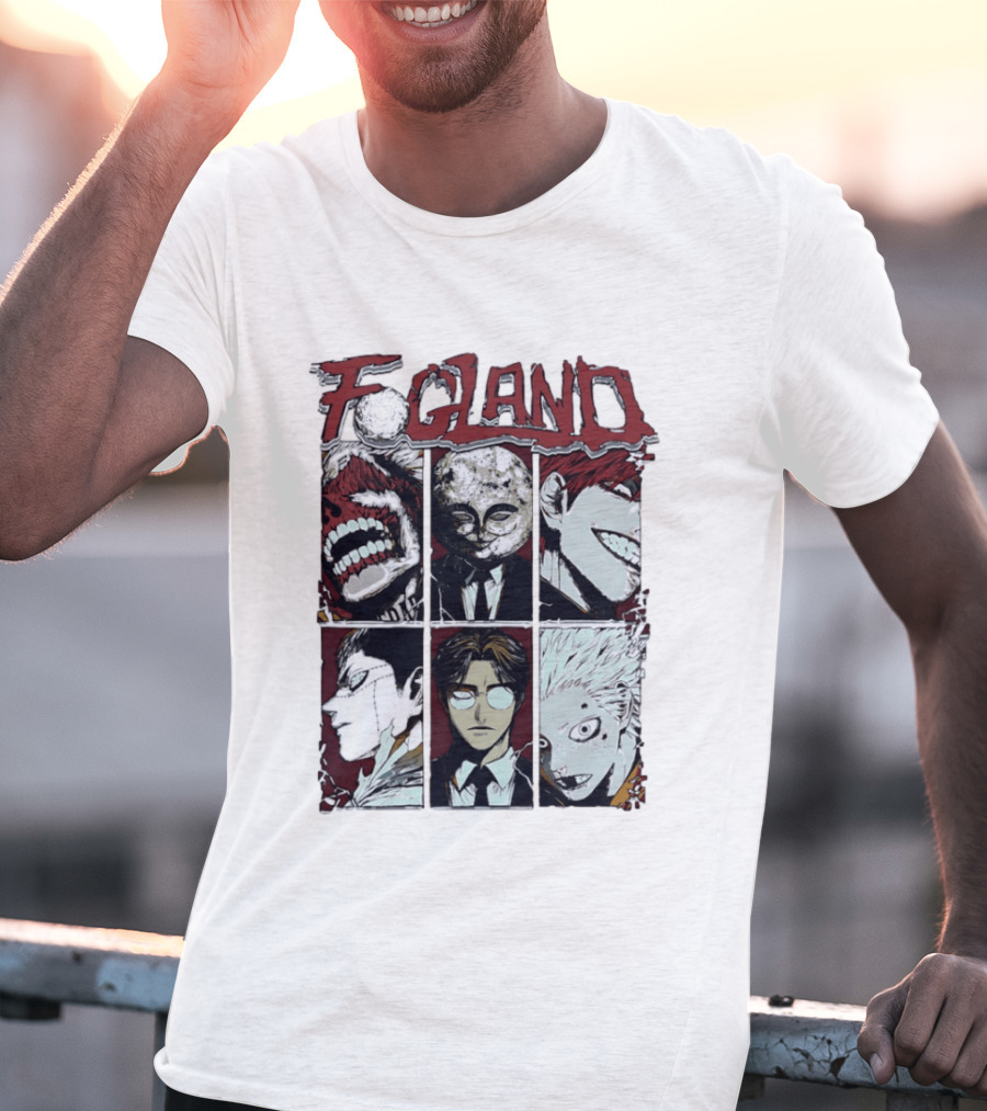 FOGLAND Manga Characters Face Expressions T-Shirt
