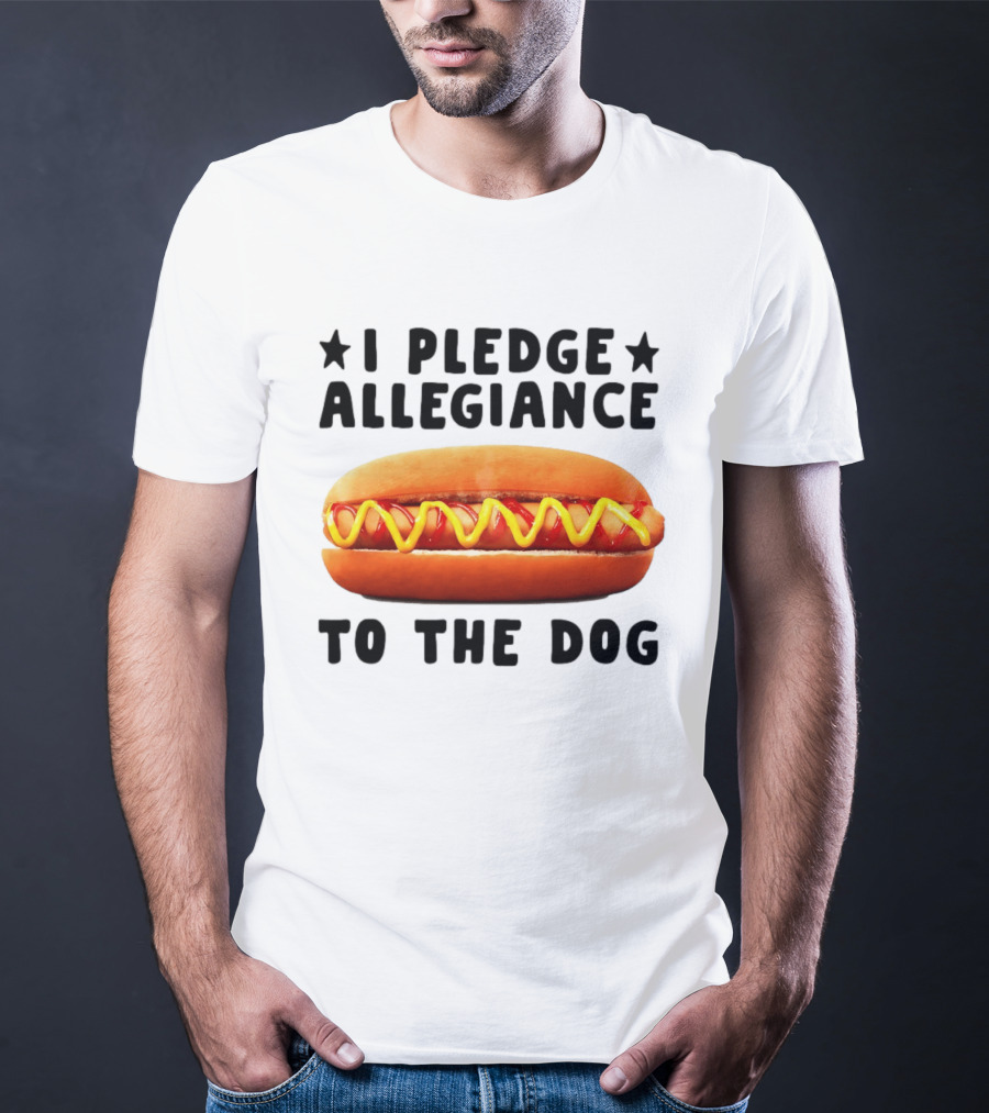 I Pledge Allegiance To The Hot Dog T-Shirt