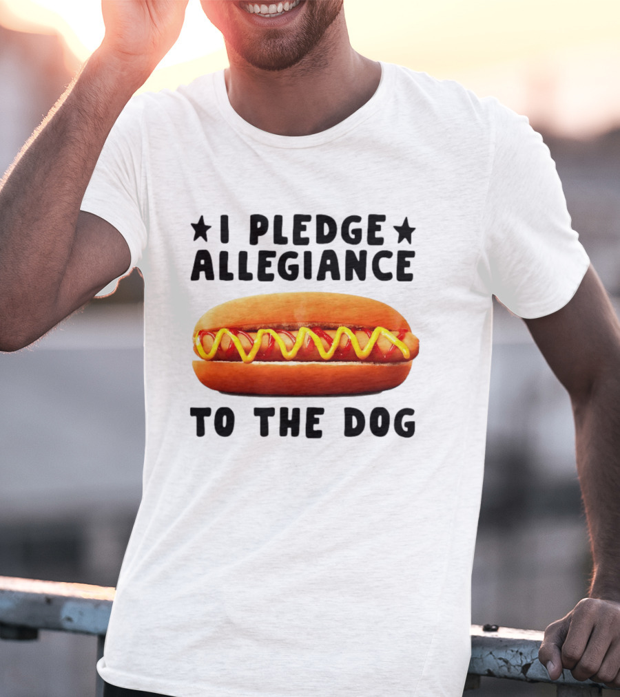 I Pledge Allegiance To The Hot Dog T-Shirt