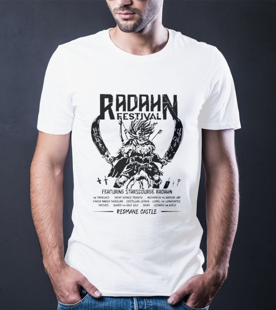 Radahn Festival Starscourge Elden Ring Redmane Castle The Tarnished Blaidd T-Shirt