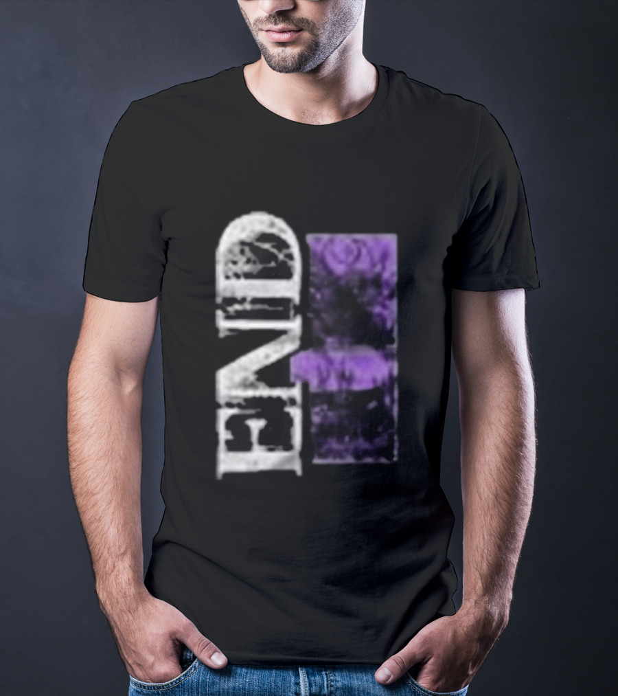 Closed Casket Activities End Victim Purple Black T-Shirt