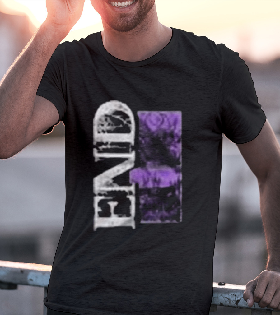 Closed Casket Activities End Victim Purple Black T-Shirt