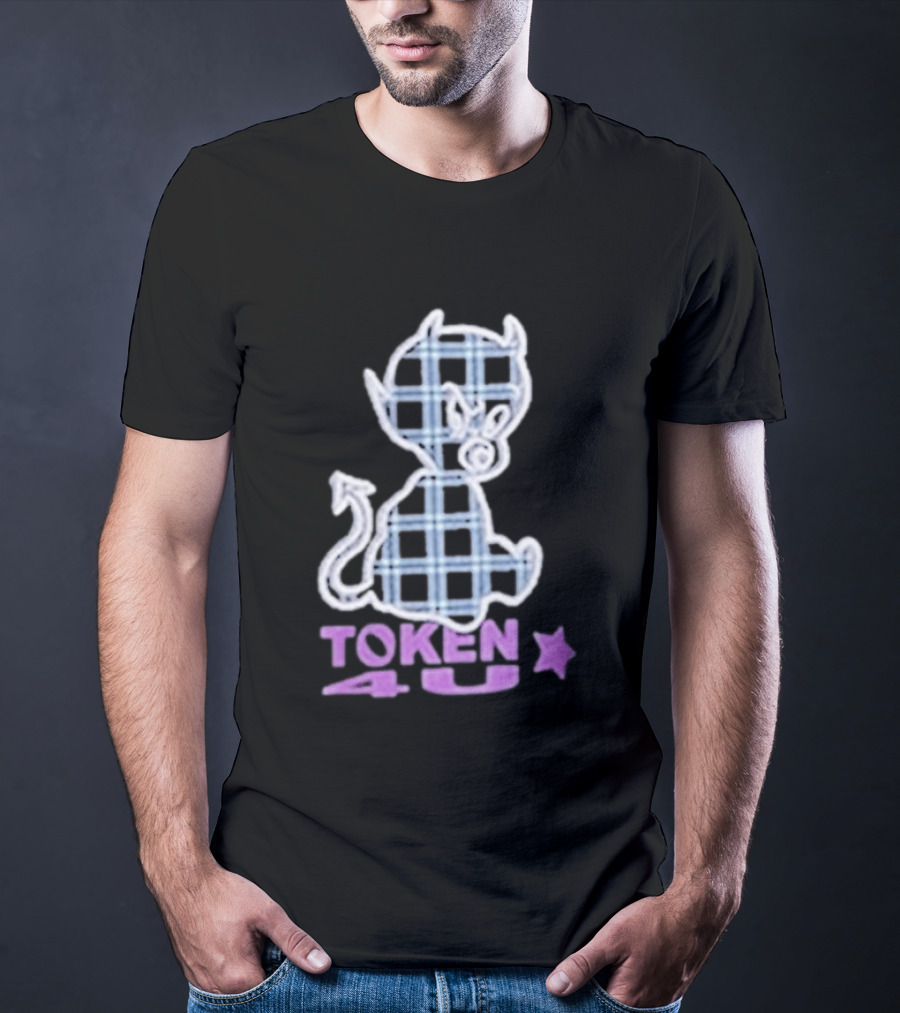 Token NYC Plaid Baby Devil Star T-Shirt