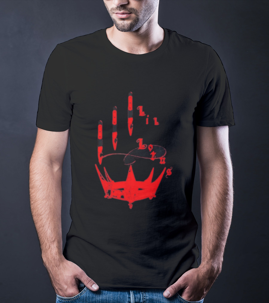 Lil Lotus Ocean Crown Hand T-Shirt