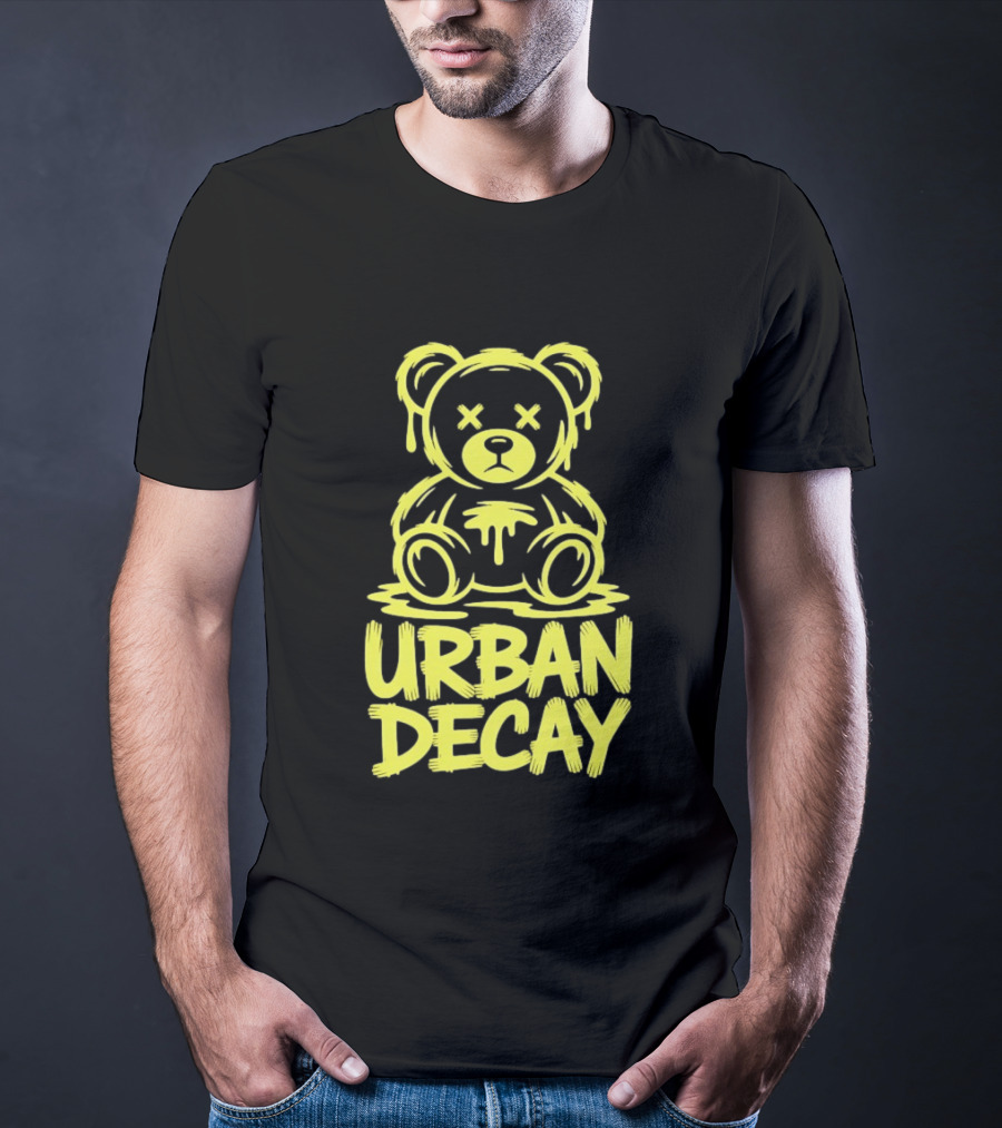 Teddy Bear Urban Decay Dripping Graffiti T-Shirt