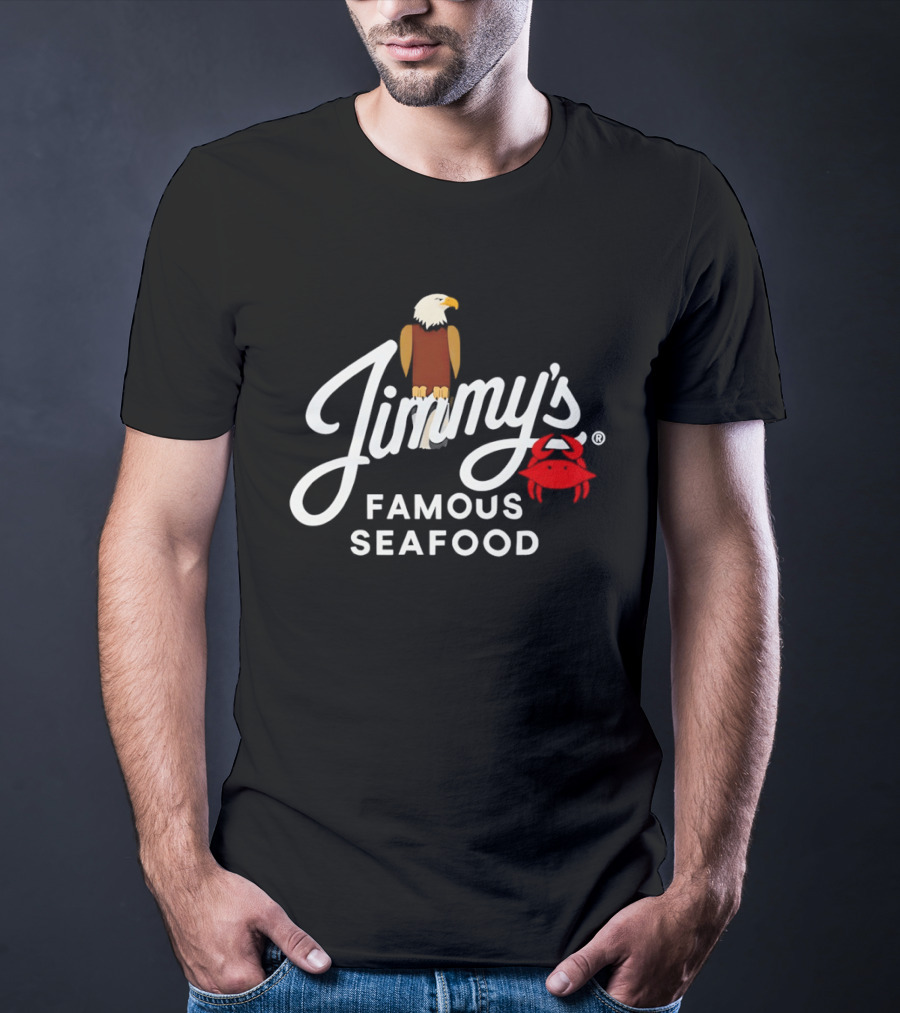Jimmy's Famous Seafood Eagle And Crab T-Shirt
