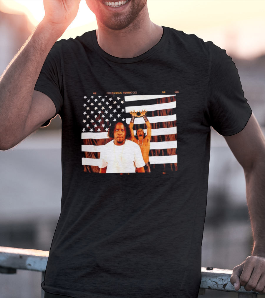 Outkast American Flag Andre 3000 Big Boi Performance USA Stars And Stripes T-Shirt
