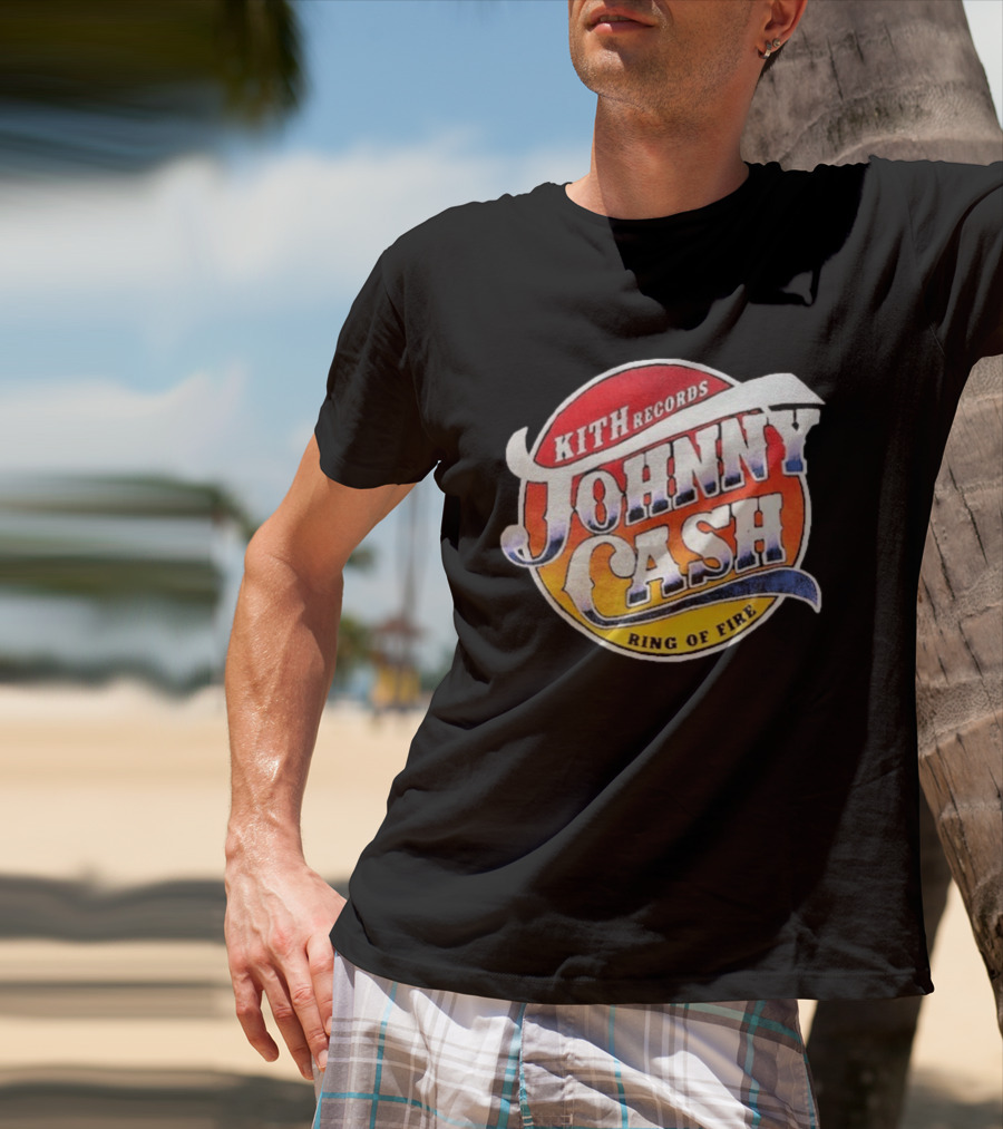 Kith Records Johnny Cash Ring Of Fire T-Shirt