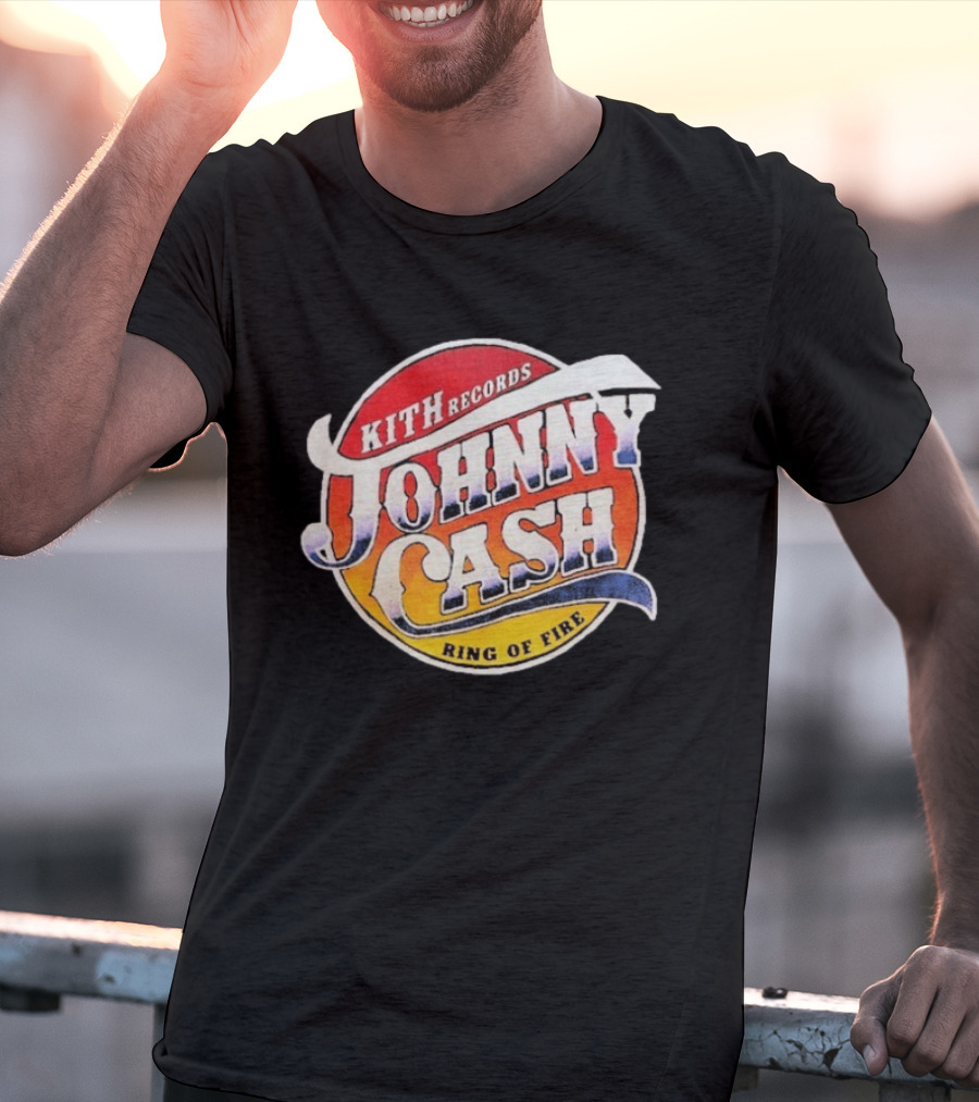 Kith Records Johnny Cash Ring Of Fire T-Shirt