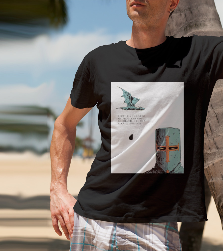 Knight Crusader I Feel Like A Lot Of My Problems Would Be Solved If I Had A Dragon T-Shirt