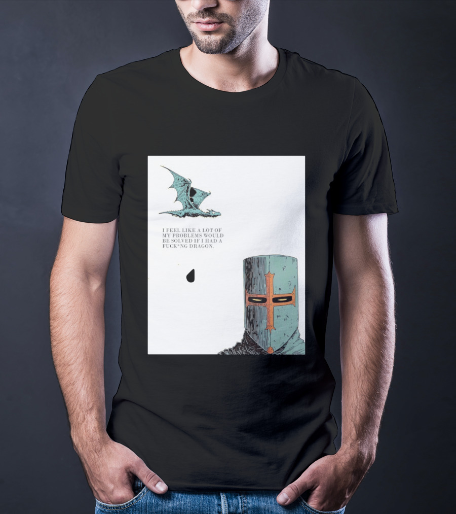 Knight Crusader I Feel Like A Lot Of My Problems Would Be Solved If I Had A Dragon T-Shirt