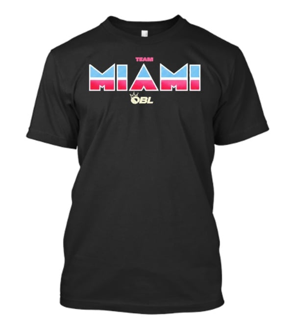 Tim Hardaway Sr Team Miami OBL Miami Heat T-Shirt