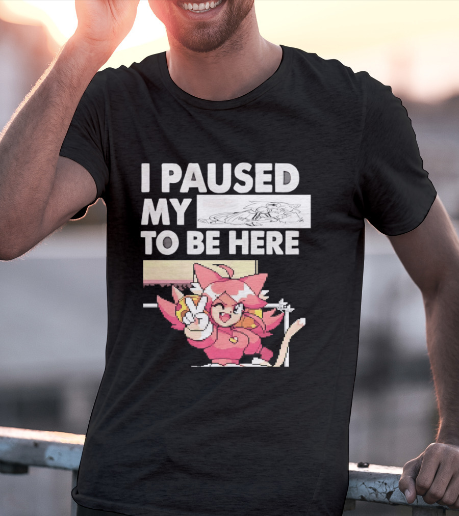 I Paused My Game To Be Here Mad Mew Mew Undertale Anime Girls T-Shirt