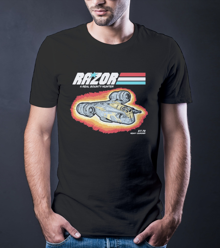 Razor A Real Bounty Hunter ST 70 Heavy Gunship T-Shirt