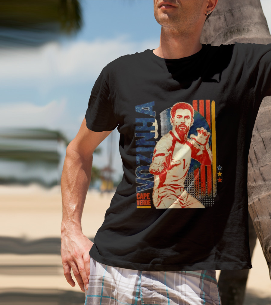 Vozinha Cape Verde National Football Team Goalkeeper T-Shirt