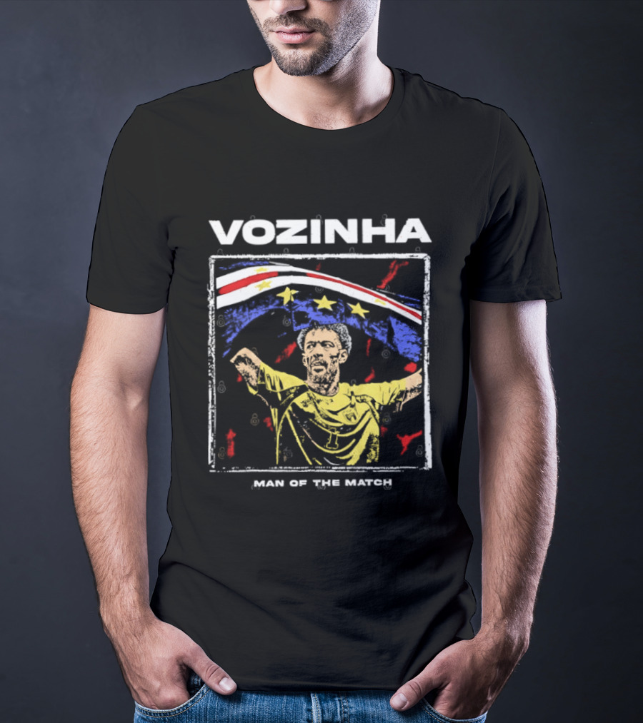 Vozinha Cape Verde National Football Team Man Of The Match T-Shirt