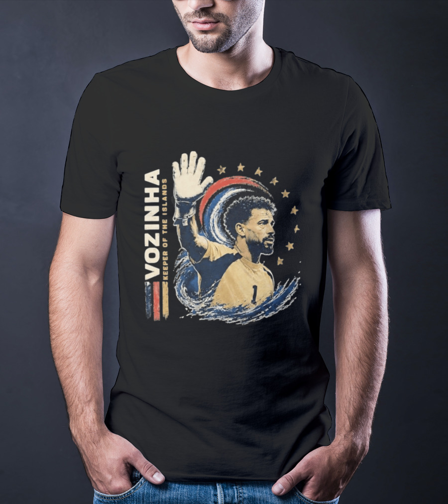 Vozinha Keeper Of The Islands Cape Verde National Football Team Stars T-Shirt