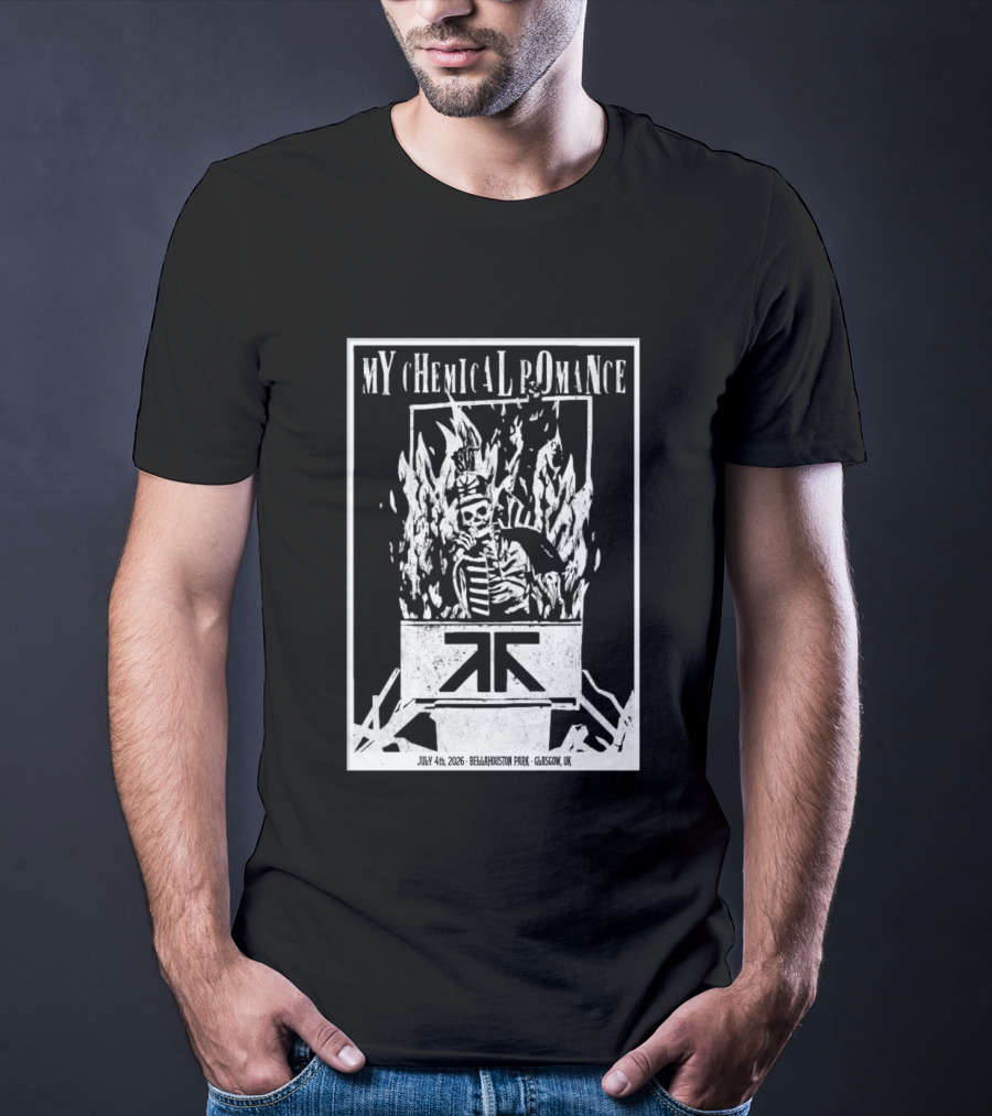 My Chemical Romance July 4 2026 Bellahouston Park Glasgow UK T-Shirt