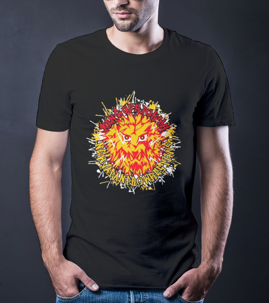 NJPW Lion Mark King Of Sports Hakaima Ga Ore No Jinganaki T-Shirt