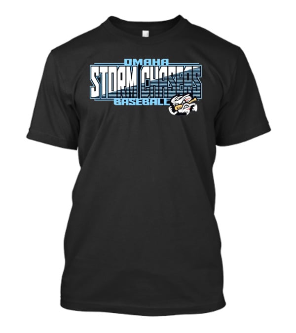 Omaha Storm Chasers Baseball Wordmark With Team T-Shirt