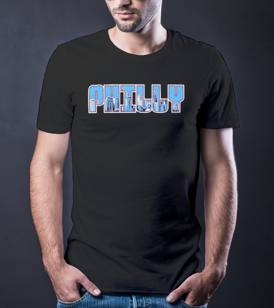 Philly Philadelphia Skyline Cityscape Urban Architecture T-Shirt