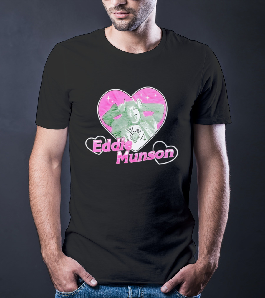 Eddie Munson Hellfire Club Heart Frame Stranger Things T-Shirt