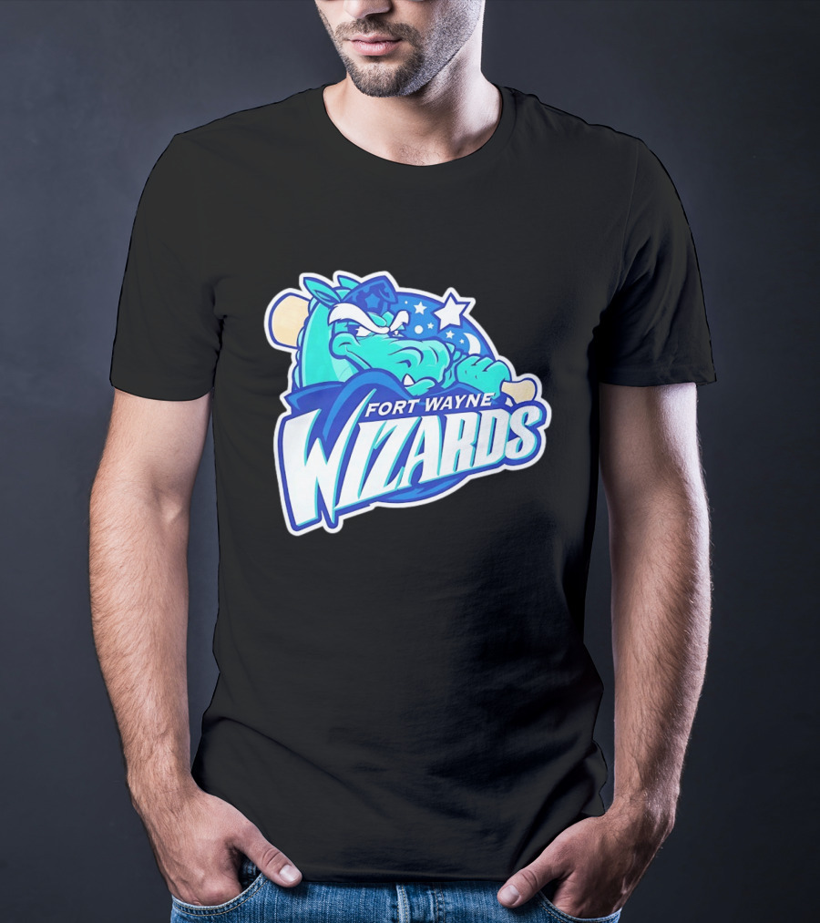 Fort Wayne Wizards Crocodile Logo Minor League Baseball Team T-Shirt