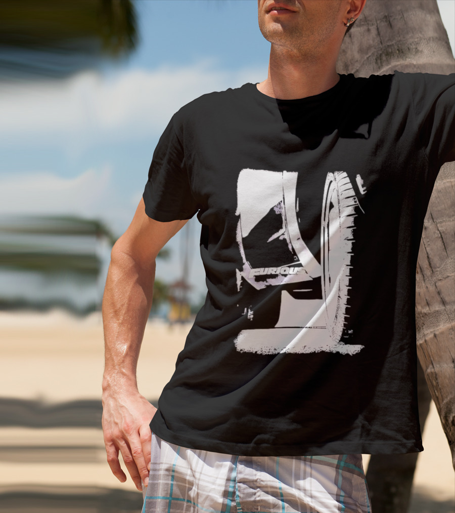 Furious 7 Universal City Studios Film Franchise Automotive Wheel Tire Rim T-Shirt