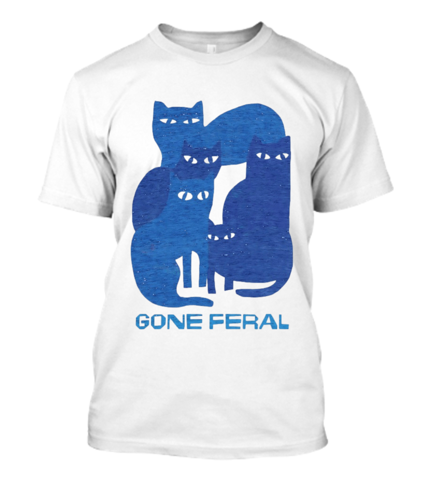 Gone Feral Cats Group T-Shirt