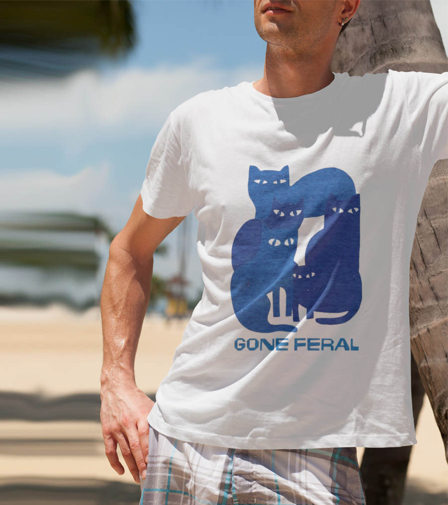 Gone Feral Cats Group T-Shirt