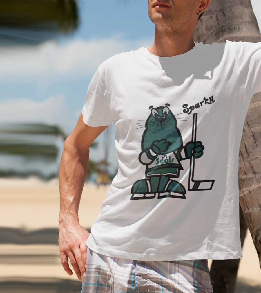Sparky Seals Hockey Team California Golden Seals T-Shirt