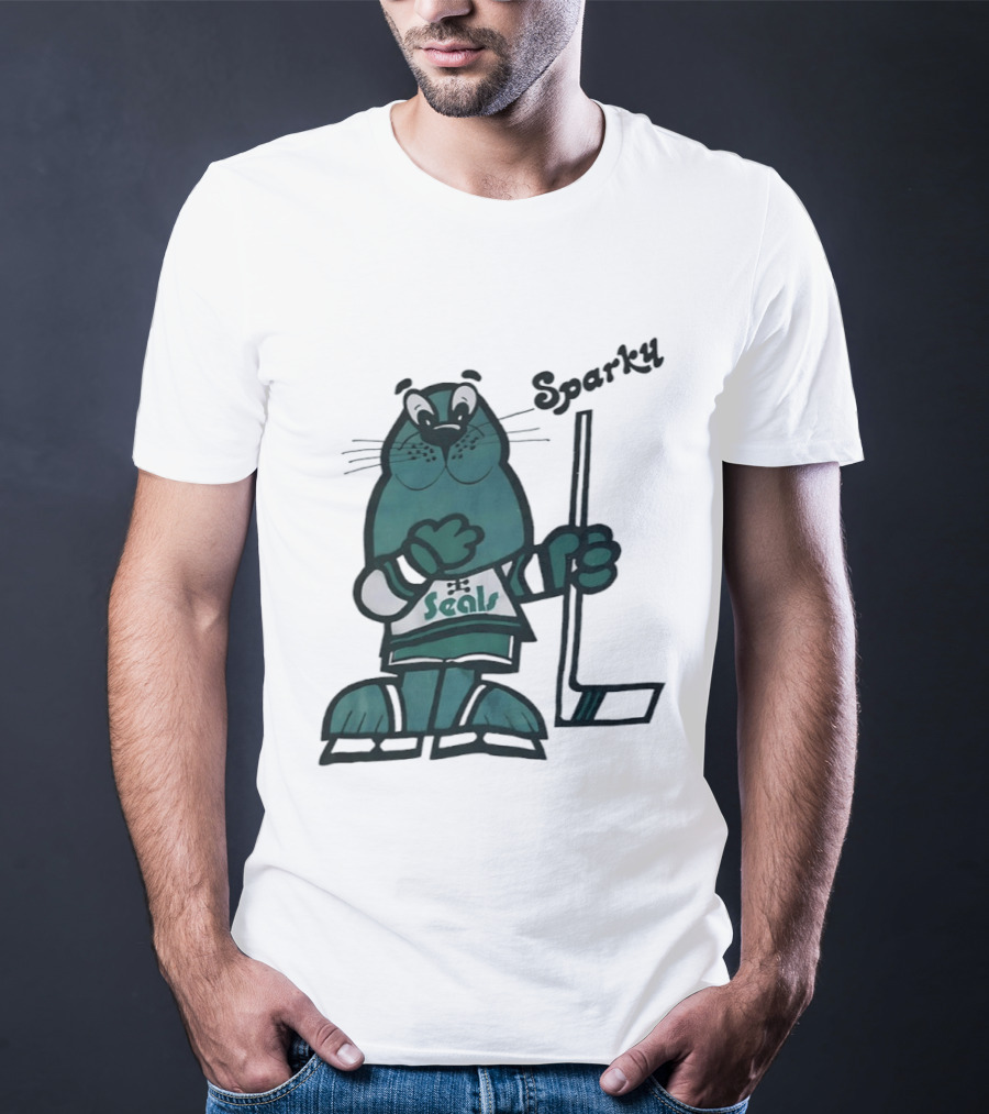 Sparky Seals Hockey Team California Golden Seals T-Shirt