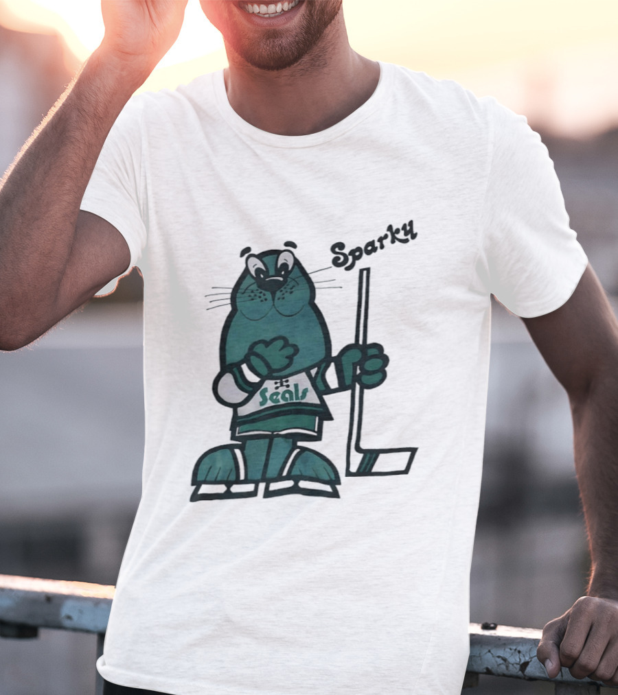 Sparky Seals Hockey Team California Golden Seals T-Shirt