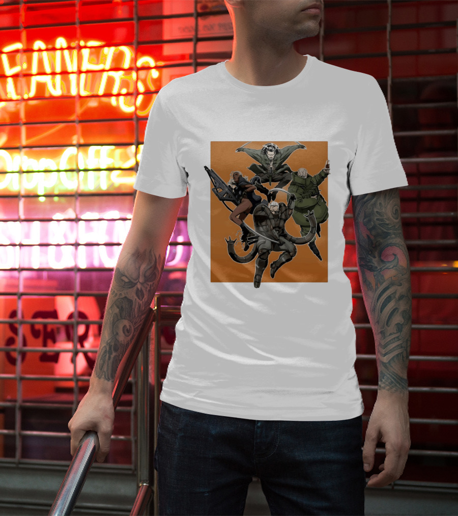 Metal Solid Hideo Kojima Characters T-Shirt