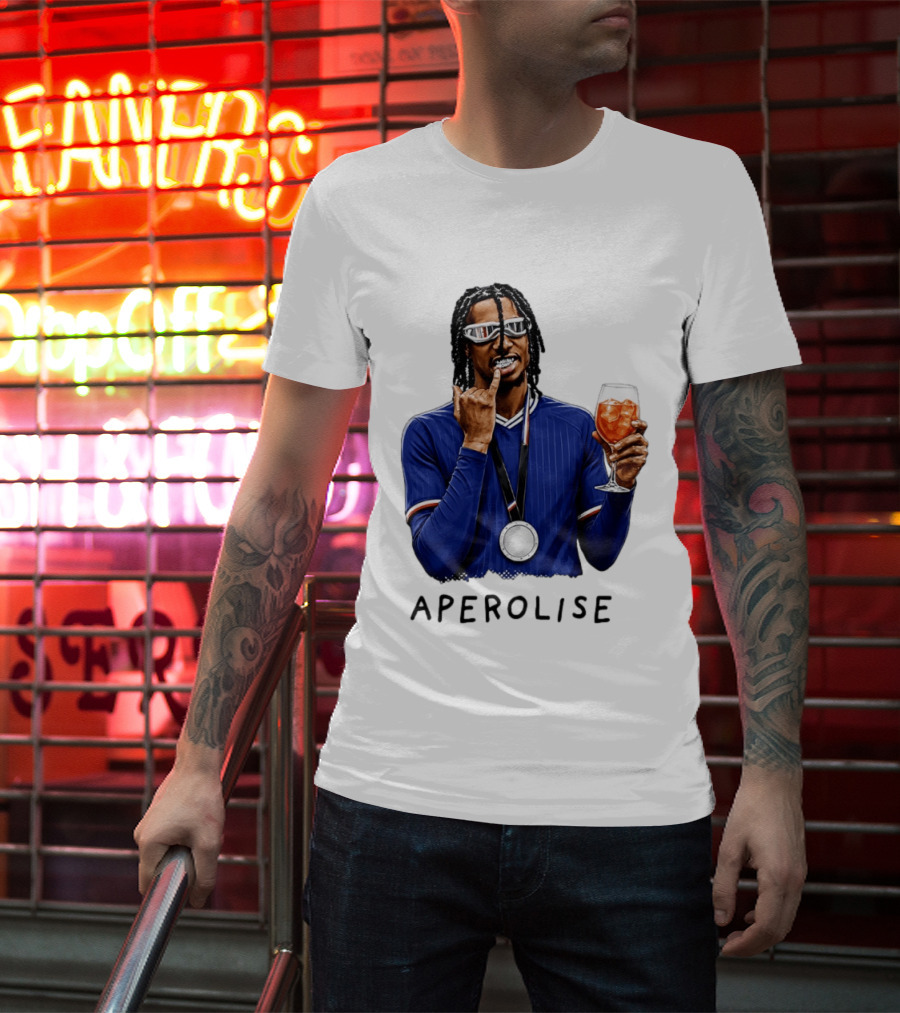 Michael Olise Aperolise Crystal Palace Player Celebration T-Shirt