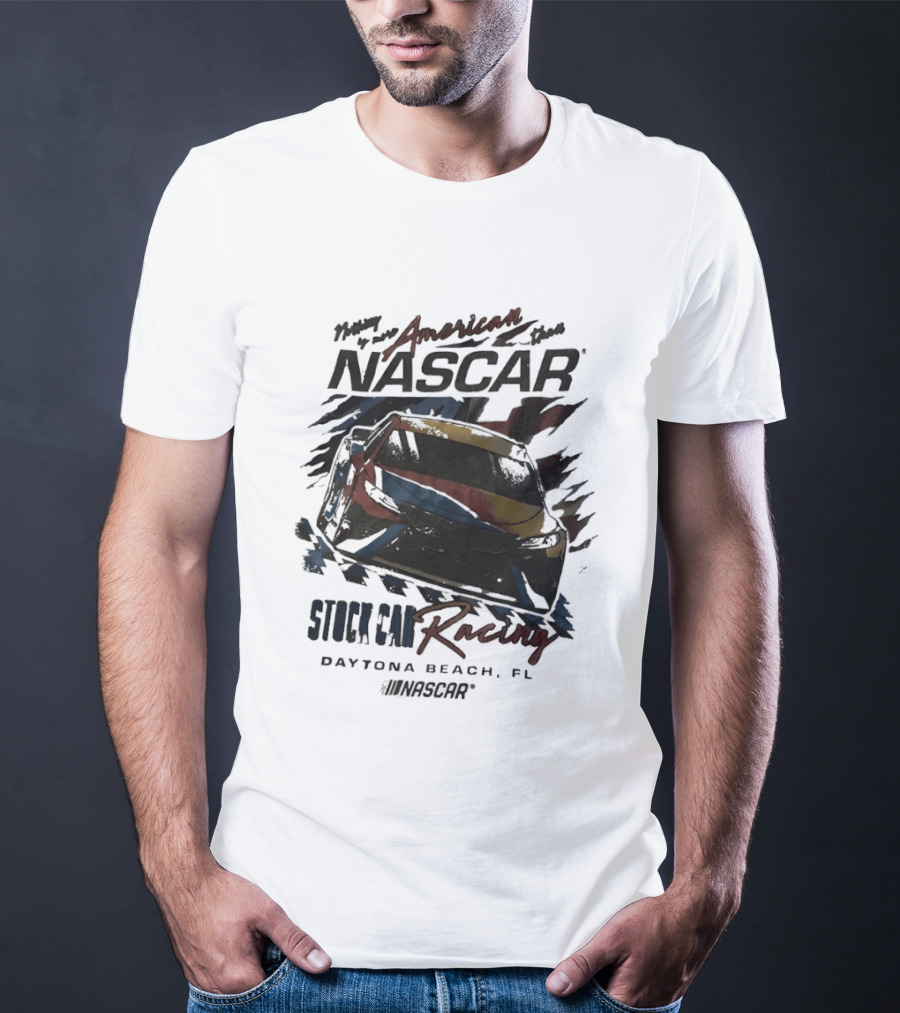 Nothing Is More American Than NASCAR Stock Car Racing In Daytona Beach FL #NASCAR T-Shirt