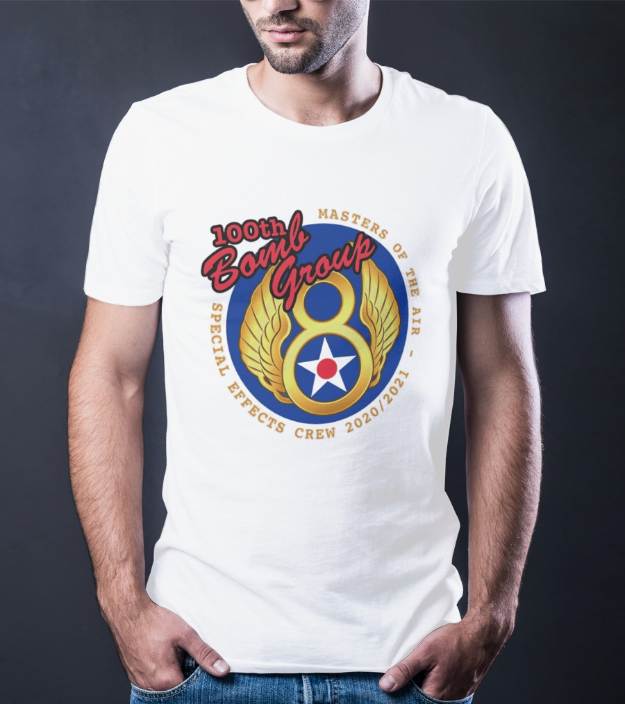 100th Bomb Group Masters Of The Air Eighth Air Force Special Effects Crew 2020 2021 T-Shirt