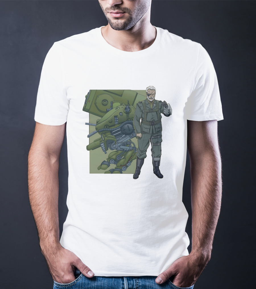 Big Boss Metal Gear Solid Character And Mech T-Shirt