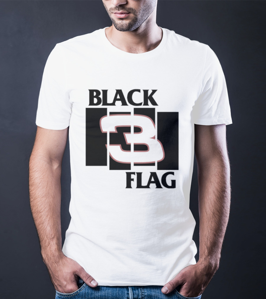 Black 3 Flag T-Shirt