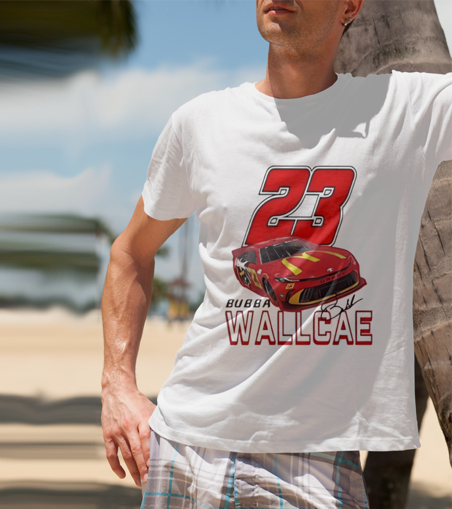 Bubba Wallace 23 Car NASCAR 23XI Racing T-Shirt