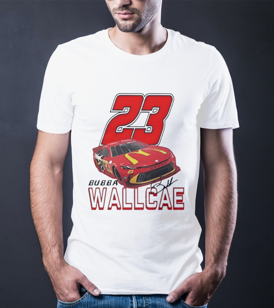 Bubba Wallace 23 Car NASCAR 23XI Racing T-Shirt