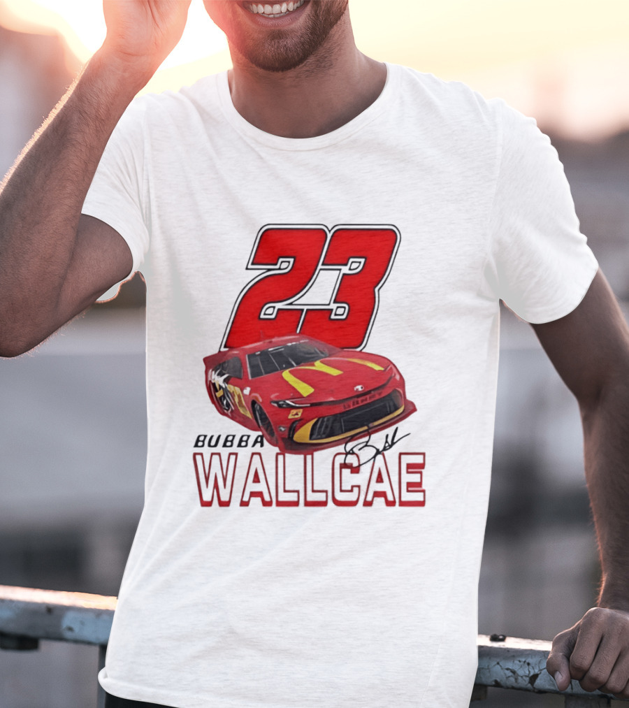 Bubba Wallace 23 Car NASCAR 23XI Racing T-Shirt