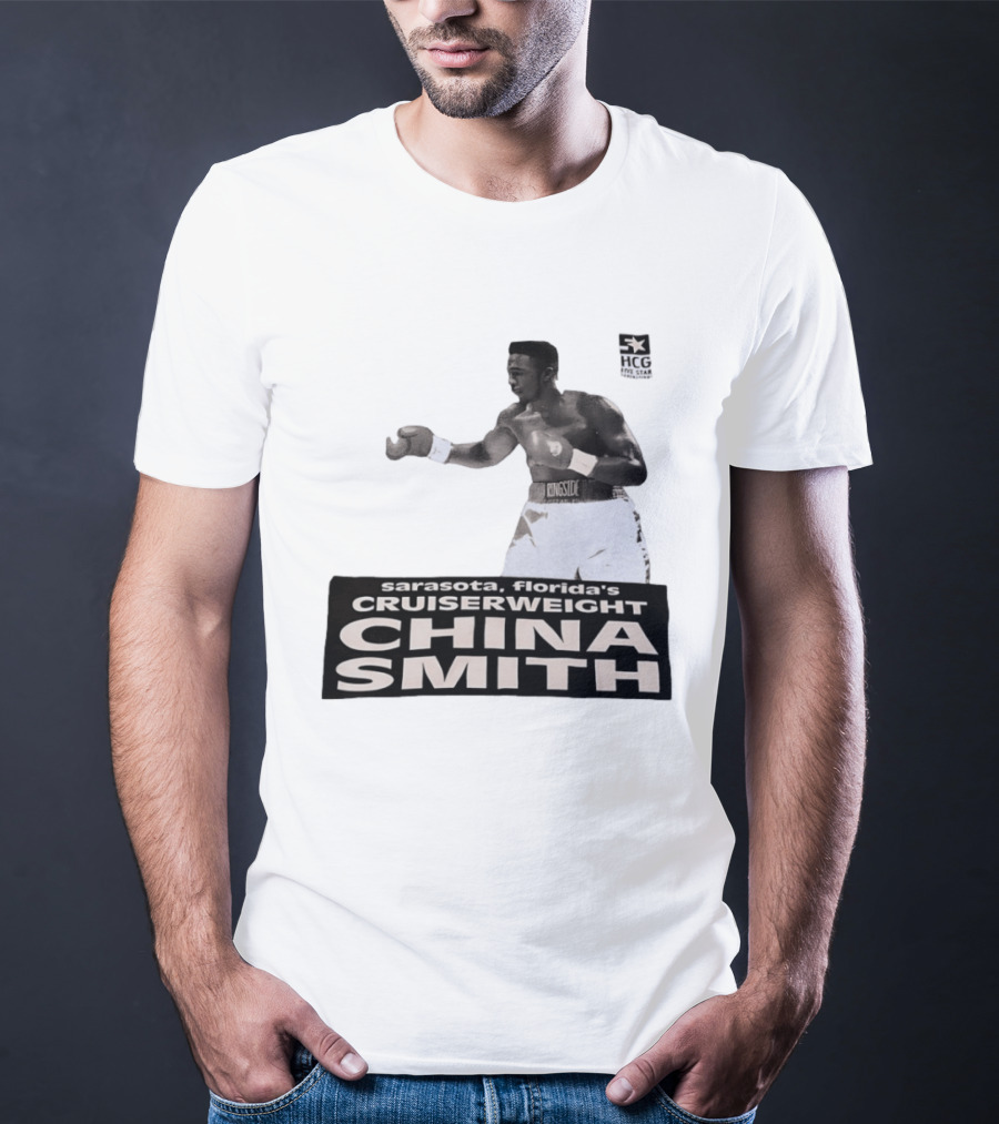 China Smith Sarasota Florida Cruiserweight Boxing Legend HCG Five Star Productions T-Shirt
