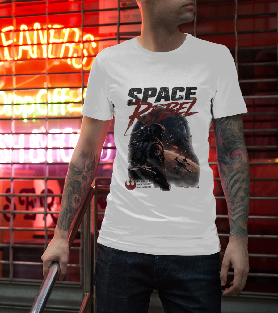 Space Rebel Break The Grid Write Your Legend Defy The Empire T-Shirt