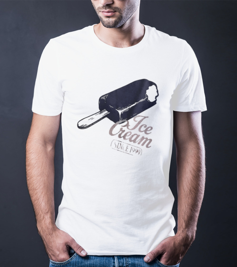 Ice Cream Popsicle Since 1999 Retro Dessert Delight T-Shirt