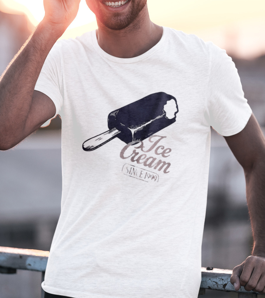 Ice Cream Popsicle Since 1999 Retro Dessert Delight T-Shirt