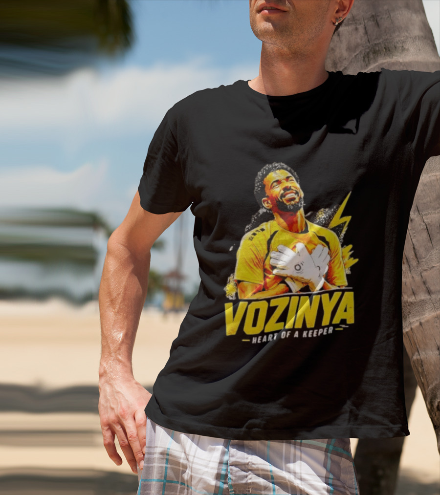Vozinya Heart Of A Keeper Cape Verde Football Goalkeeper T-Shirt