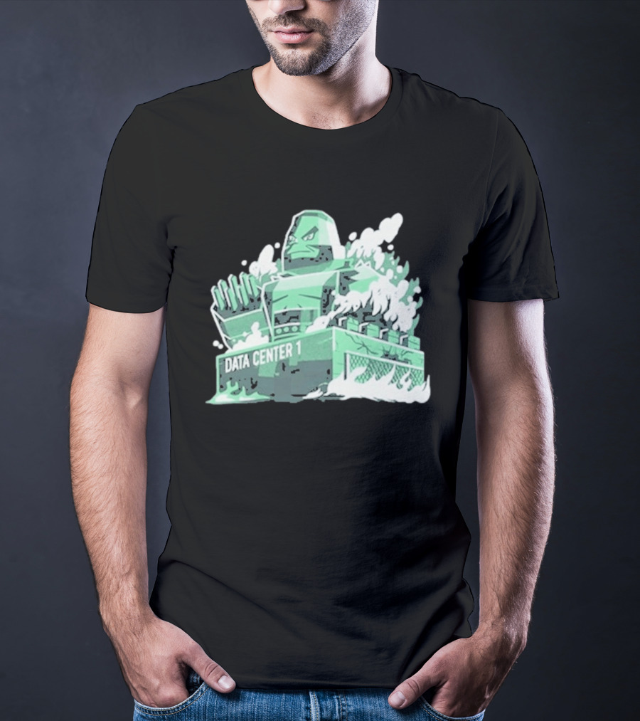 Avalanche AI Data Center 1 Robotic Powerhouse Iconography T-Shirt