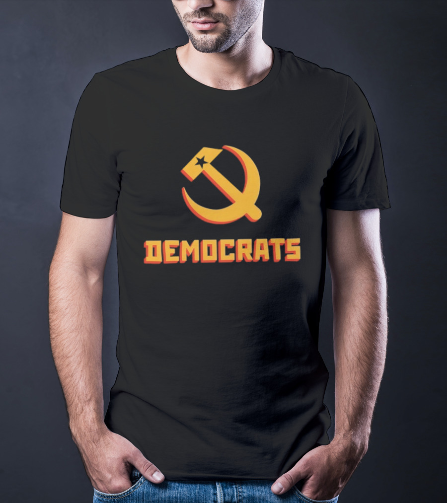 Democrats Hammer And Sickle Satire T-Shirt